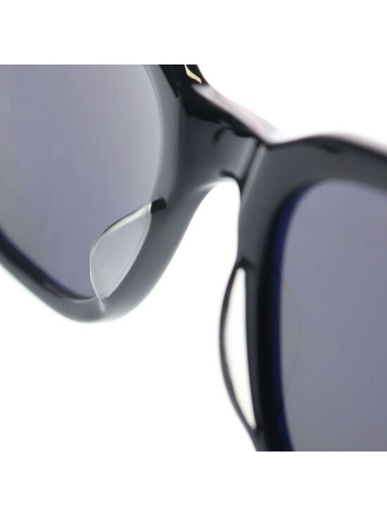 Chrome Hearts Unisex Black Oval Clear Glasses with Silver  Chrome Hearts Givenhed Oval Cross Temple Black Eyewear
